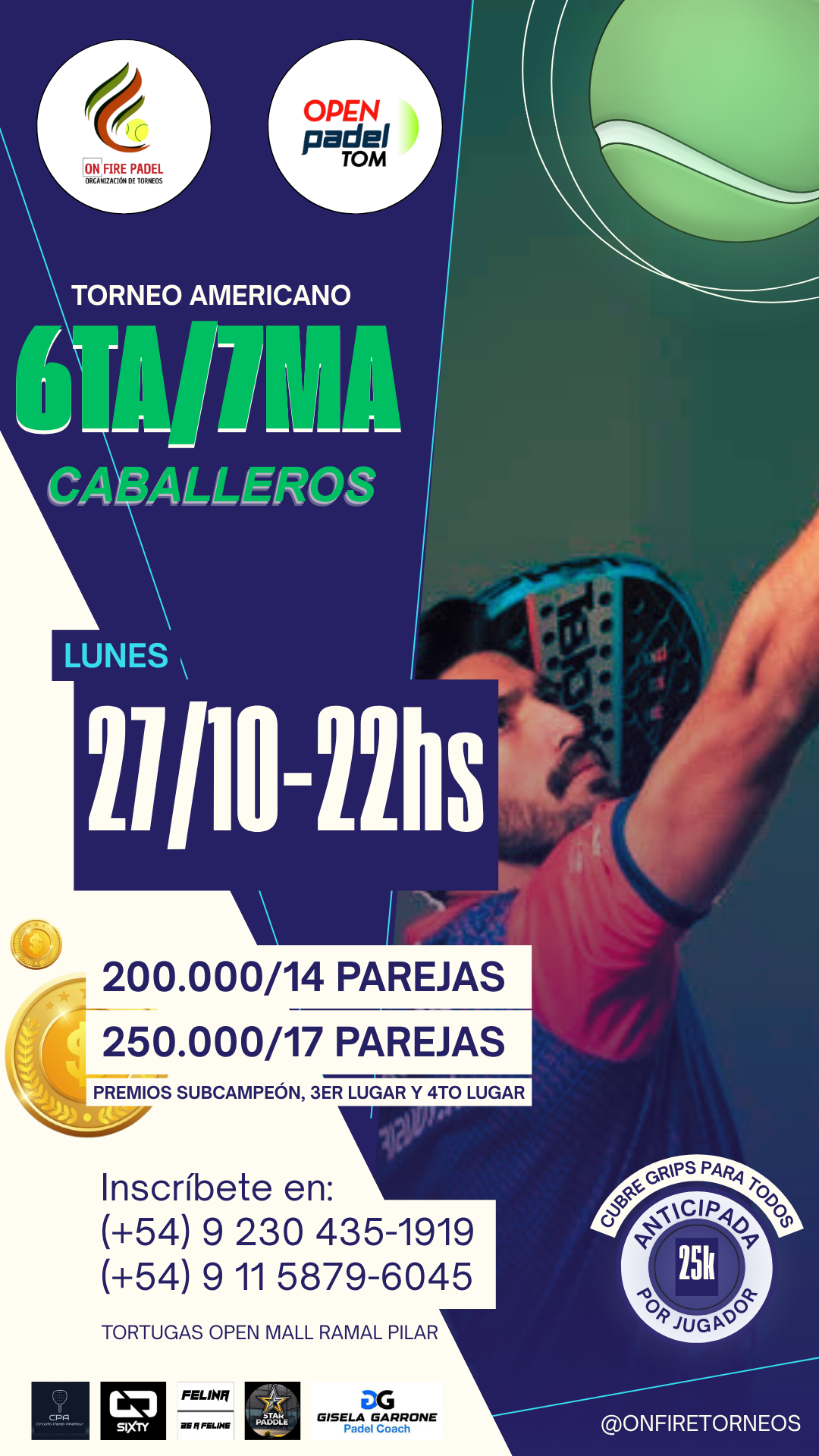 TORNEO AMERICANO CABALLEROS 6TA/7MA