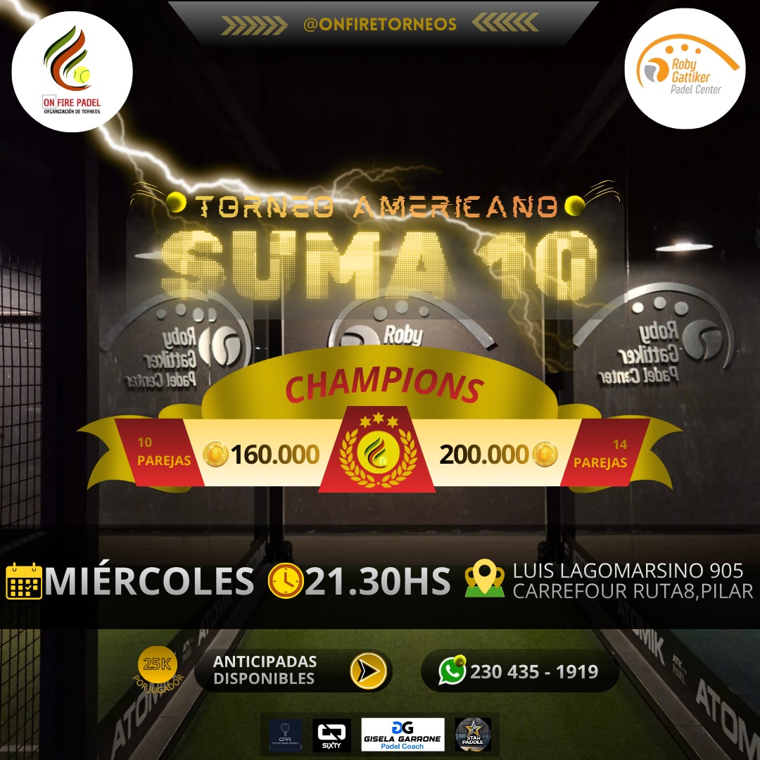 MIERCOLES SUMA 10 CABALLEROS