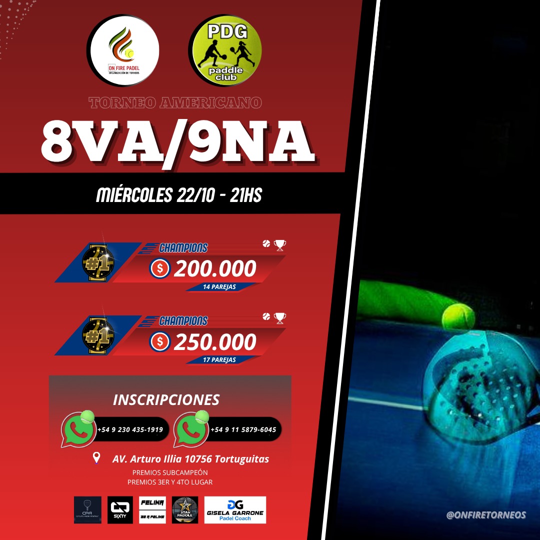 MIERCOLES 21HS 8VA PDG TORTUGUITAS