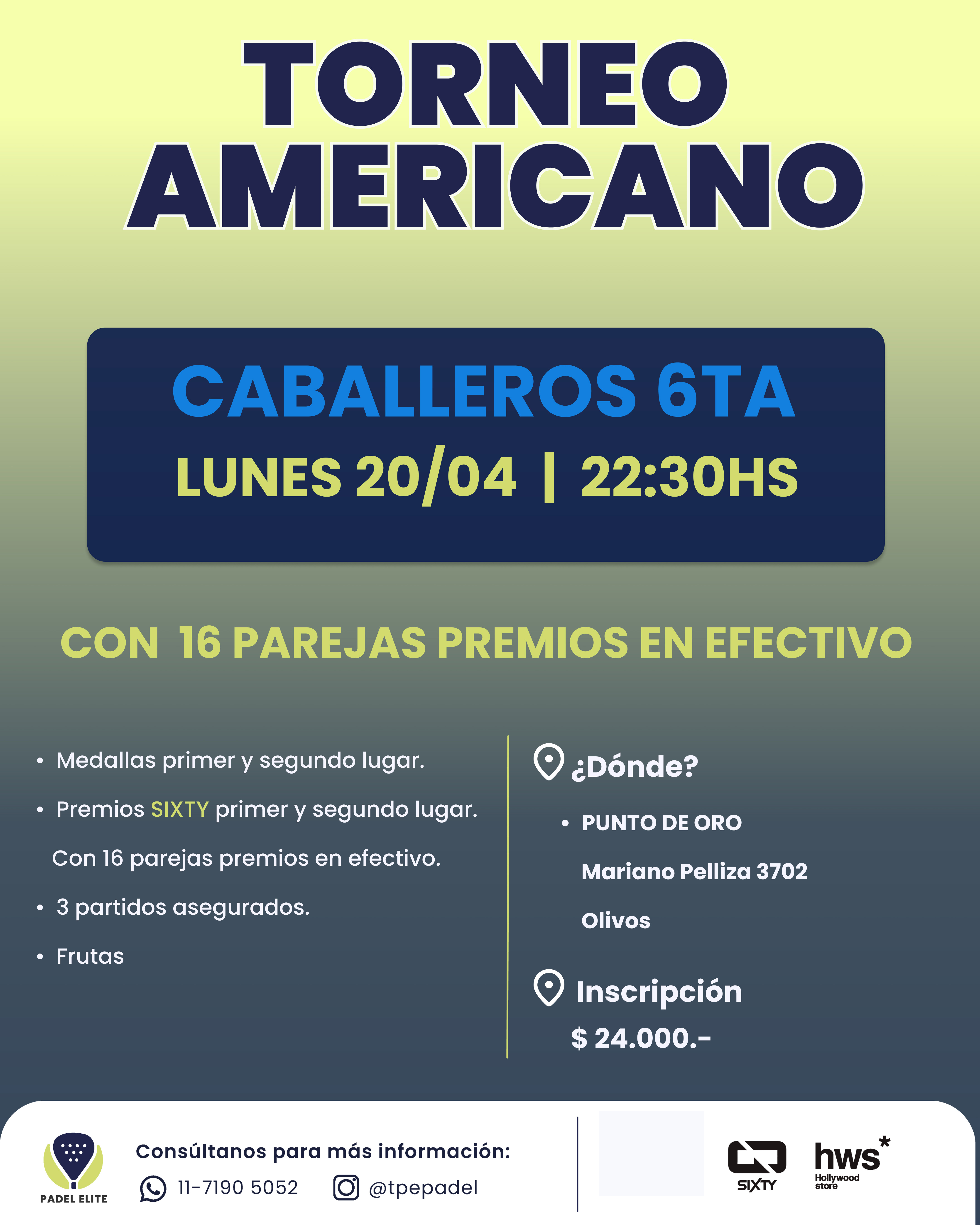 Americano C6 Punto de Oro