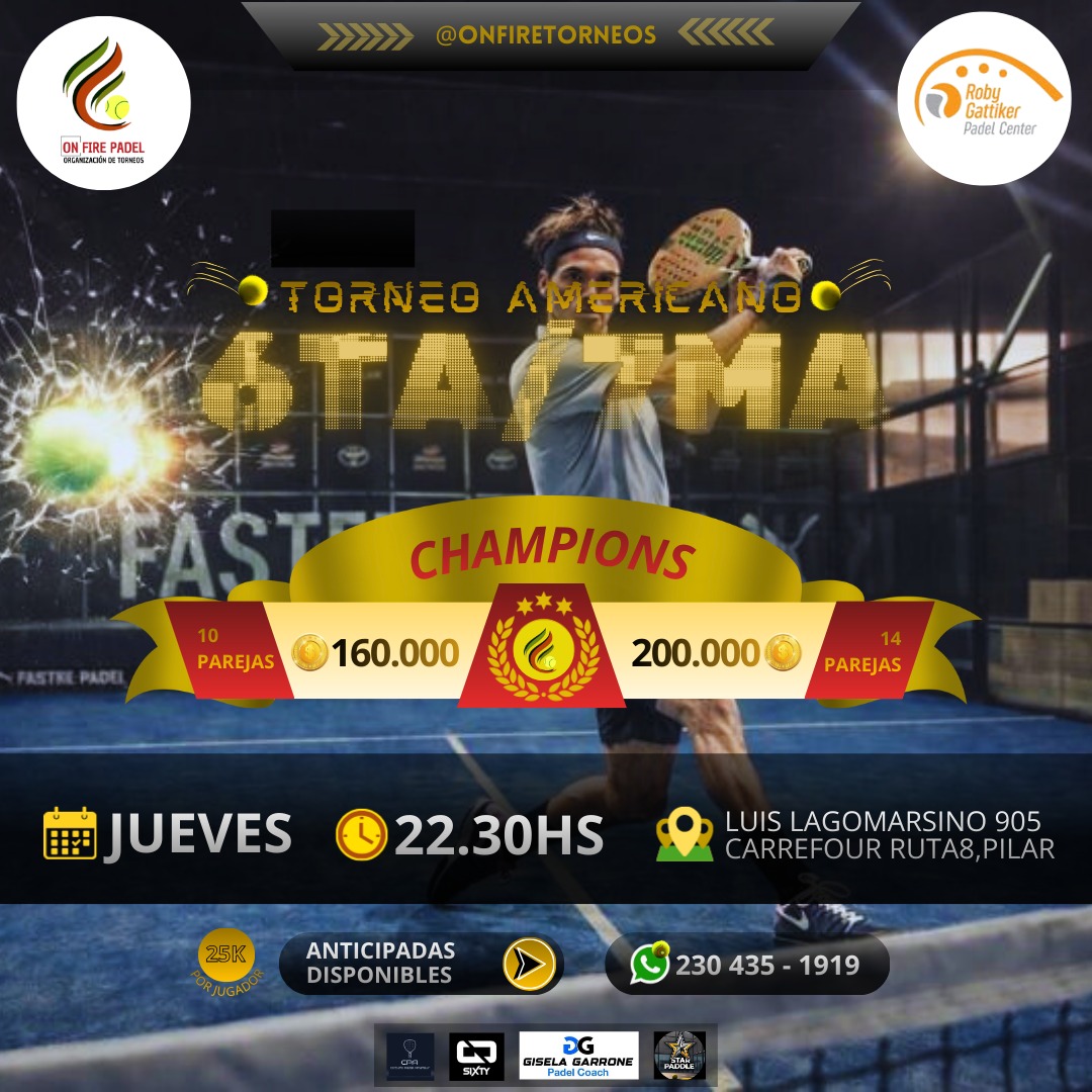 JUEVES GATIKER 22,45HS PILAR 6TA/7M