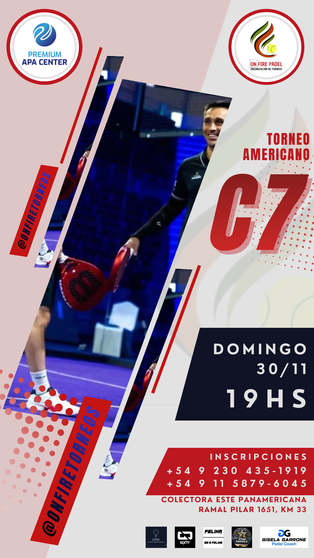 TORNEO AMERICANO 7MA CABALLEROS 30/11 19HS