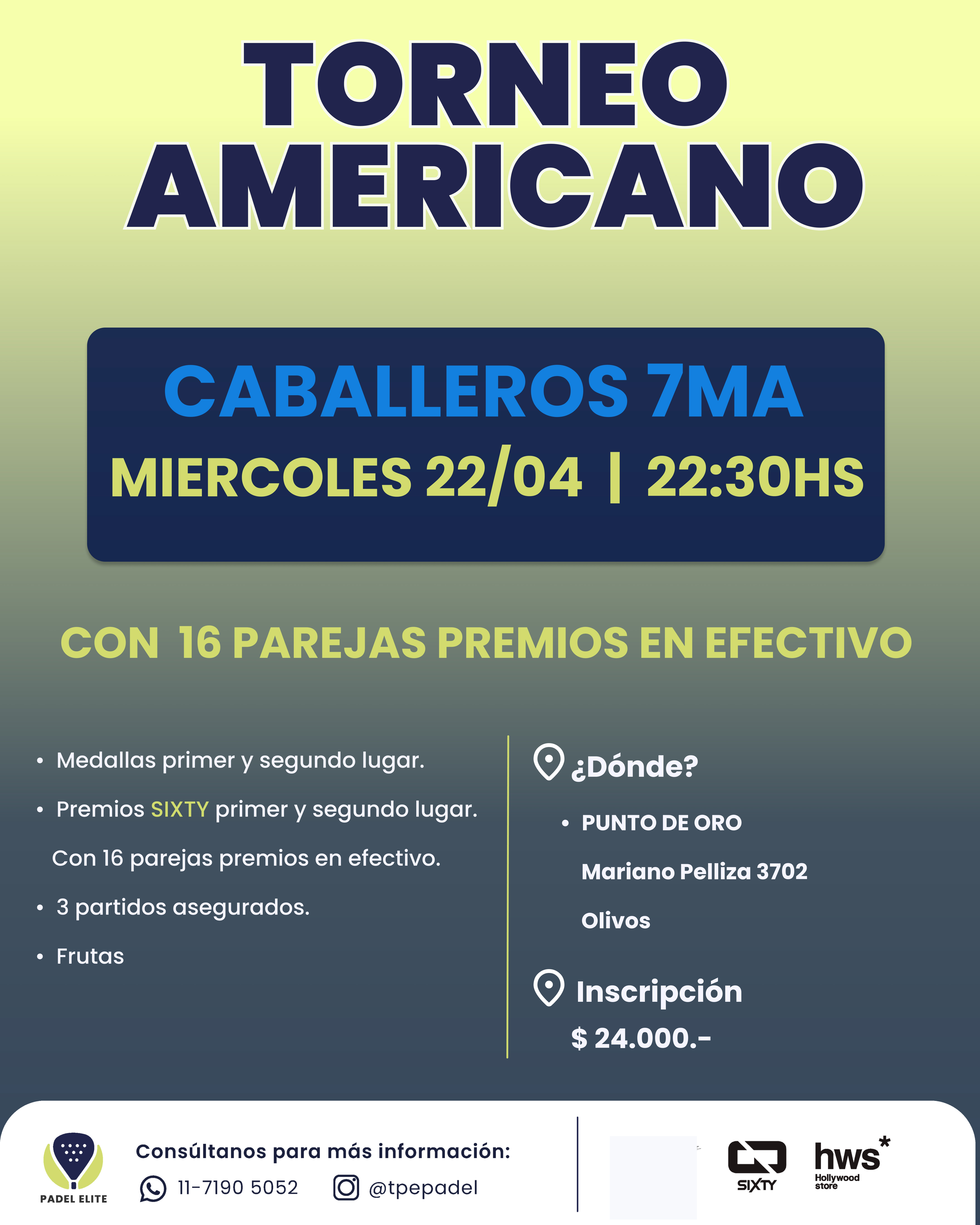 Americano Caballeros 7ma